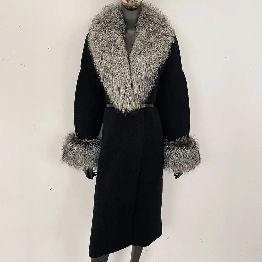 Long Warm Knitwear Coat